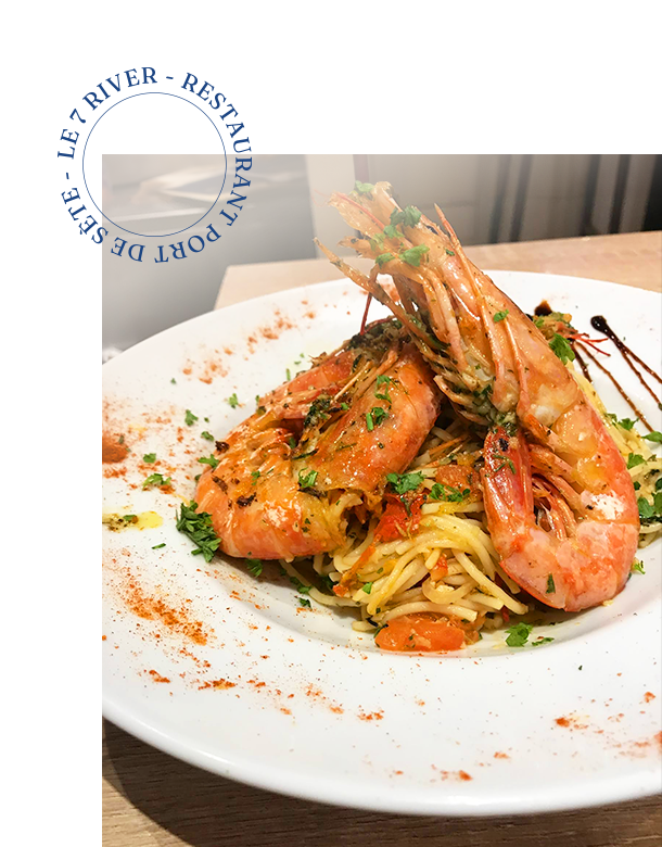 Le 7 River - Restaurant Sète - restaurant a faire SETE